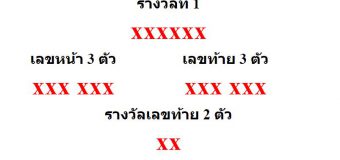 หวยออกงวด 16 กุมภาพันธ์ 2563 (16-02-63) หวยงวดล่าสุด ผลสลากกินแบ่งรัฐบาล