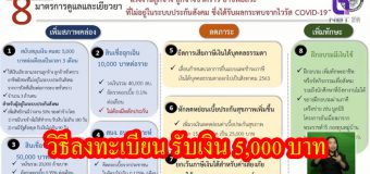 วิธีรับเงิน 5000 บาท ต่อ เดือน เป็นเวลา 3 เดือน