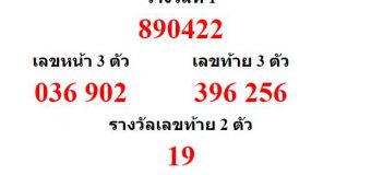 หวยออกงวด 16 มีนาคม 2564 (16-03-64) หวยงวดล่าสุด ผลสลากกินแบ่งรัฐบาล